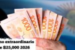 Argentina: Bono extraordinario de $25,000 – quién lo recibe y cuándo se paga