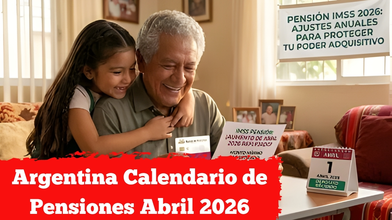 Argentina: Calendario de Pensiones Abril 2026 – Quién cobra, cuánto y cómo inscribirse