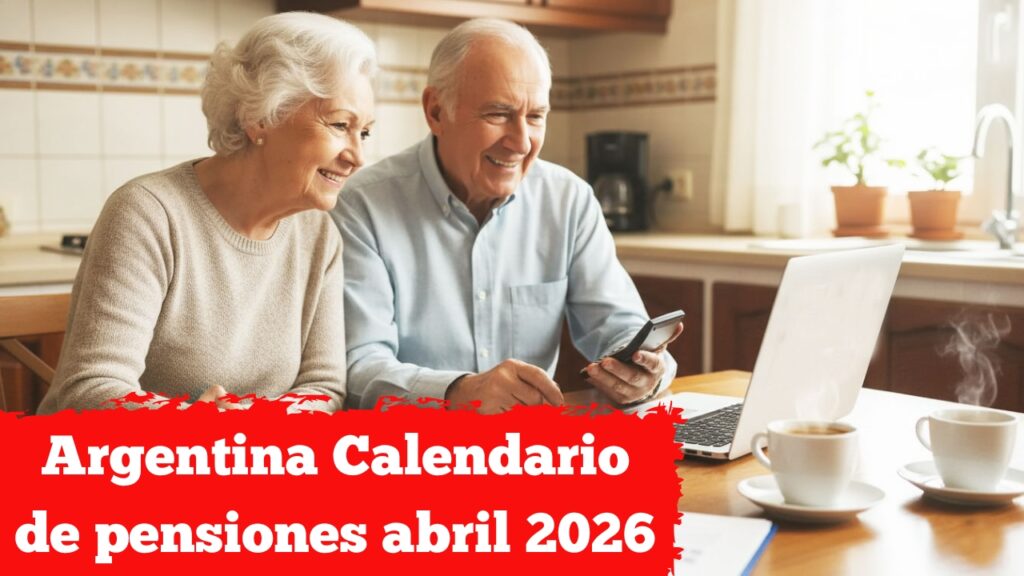 Argentina: Calendario de pensiones abril 2026 — quién cobra $85.000 y cómo inscribirse