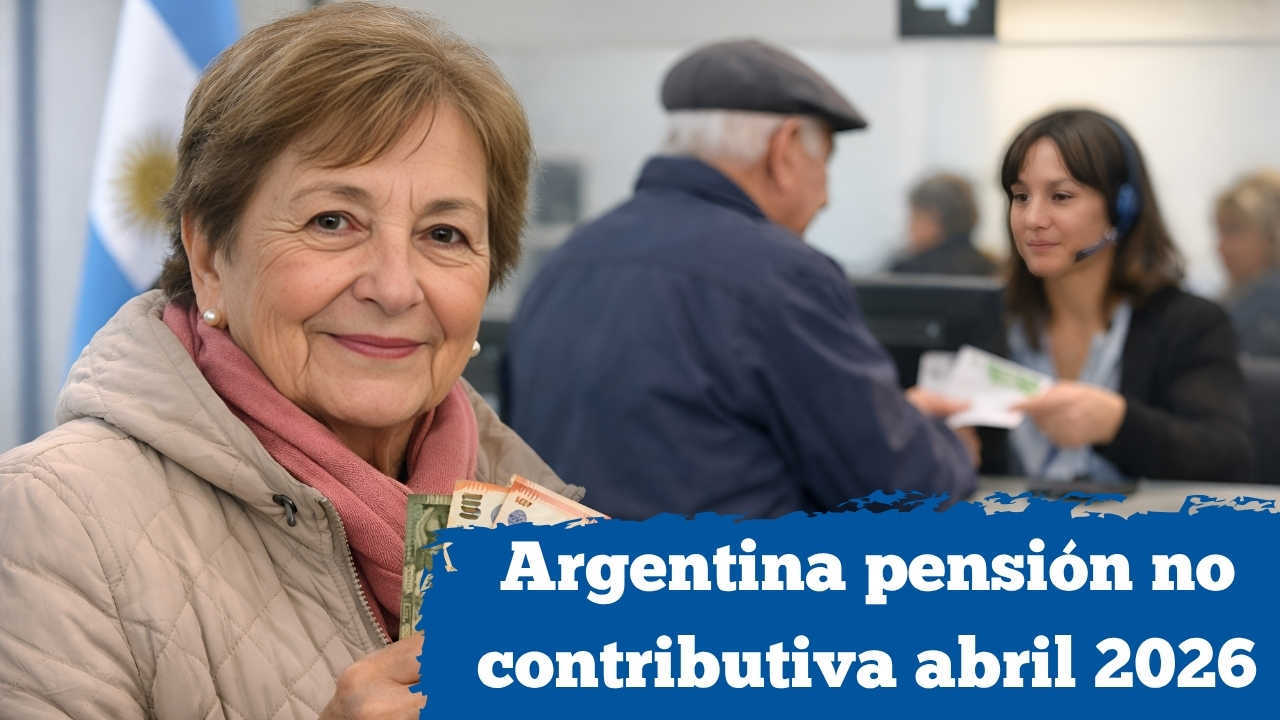 Argentina: pensión no contributiva abril 2026 — quién accede al beneficio y cuándo se paga