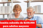 Colombia: subsidio de $250.000 para adultos mayores — cómo aplicar y cuándo llega el giro
