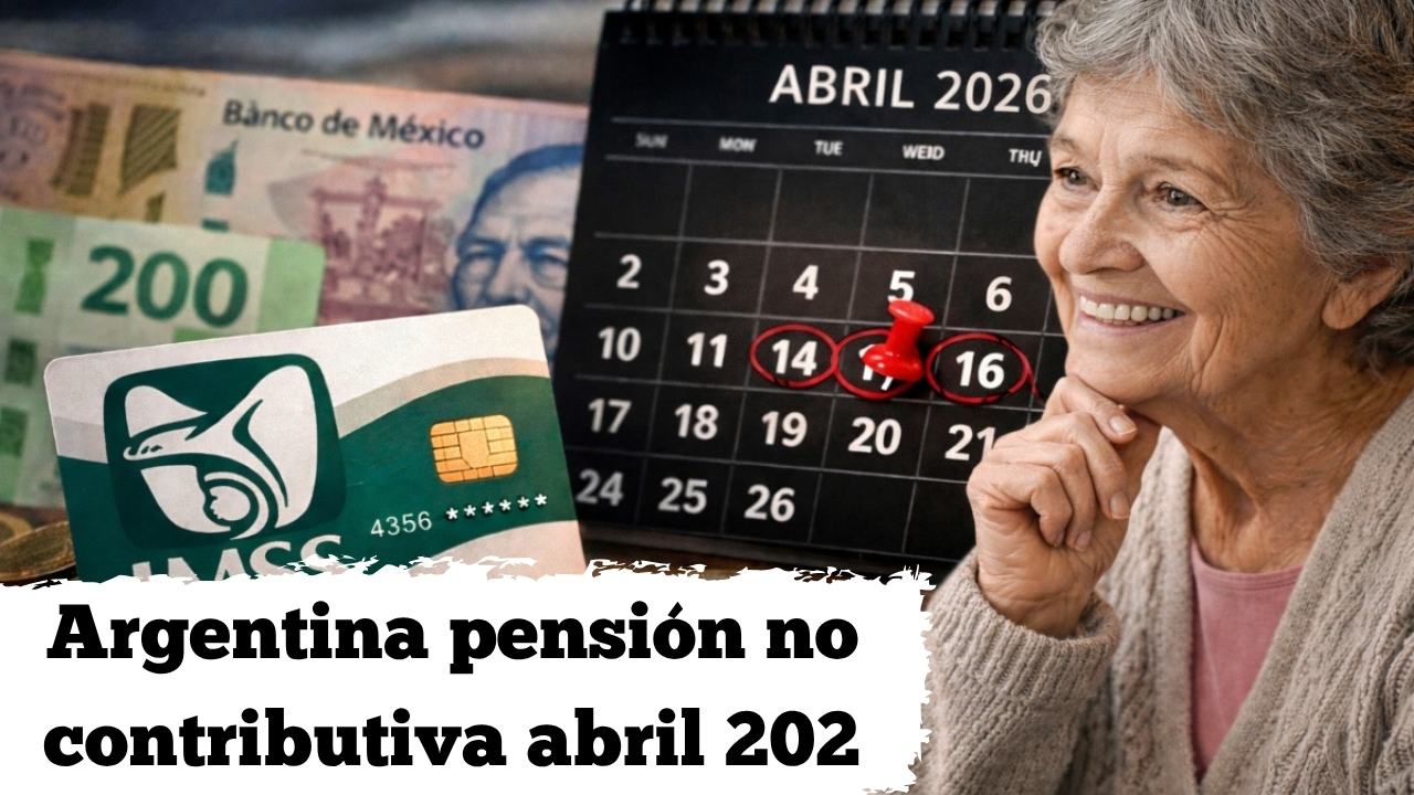 Argentina: pensión no contributiva abril 2026 — quién recibe $65.000 y cómo cobrarlo